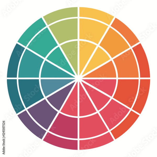 Fototapeta colour plate