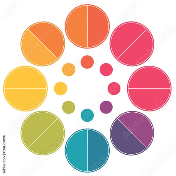 Fototapeta colour plate