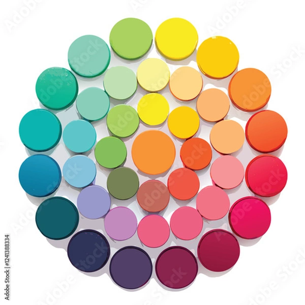 Fototapeta colour plate