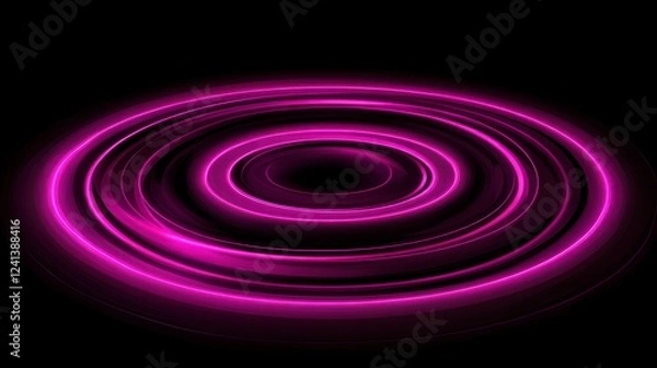 Fototapeta Dynamic Abstract Graphic Design with Concentric Circles