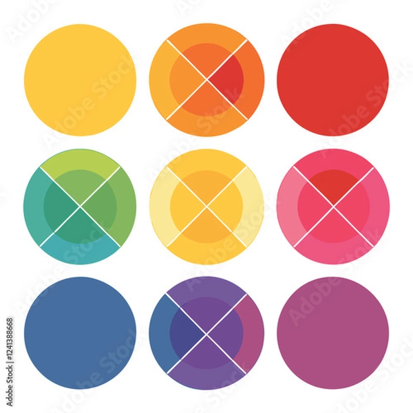 Fototapeta colour plate