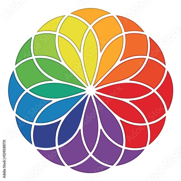 Fototapeta colour plate