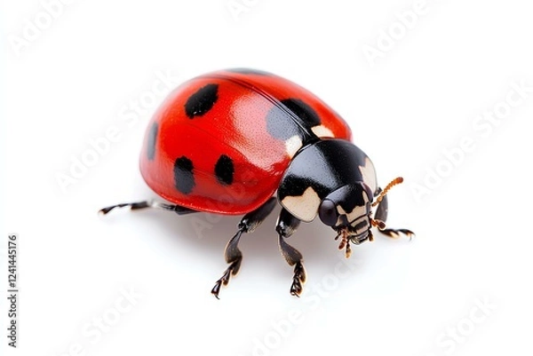 Fototapeta a ladybug isolated on white background