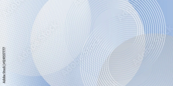 Fototapeta Abstract blue modern background with circle elements. gradient creative