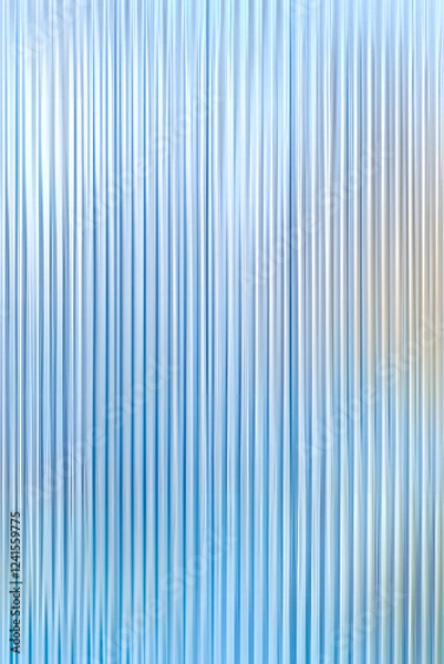 Fototapeta Abstract background with reeded ribbed glass effect texture