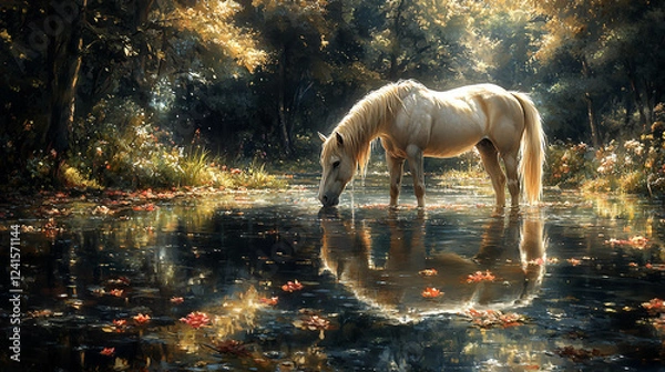 Obraz horse in winter