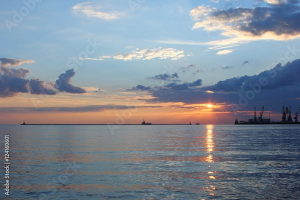 Obraz Sunset on the sea