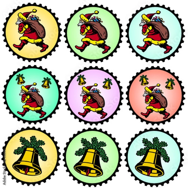 Obraz dekorativer weihnachtsschmuck