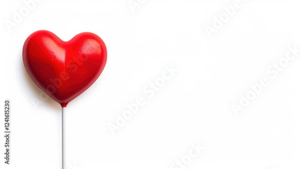 Fototapeta heart shaped lollipop