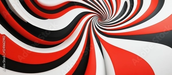 Fototapeta Ultra-modern mockup background with space for text, decorated with dynamic swirling patterns, and a cheerful energetic atmosphere