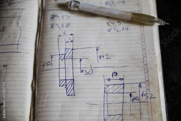 Obraz Hand drawn sketch