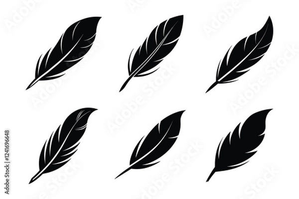 Fototapeta "Exploring the Beauty of Feather Vector Art for Designers"
