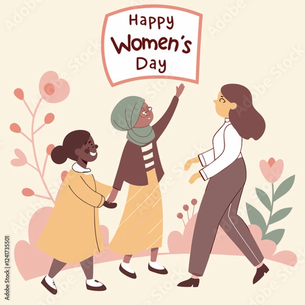 Fototapeta happy women's day