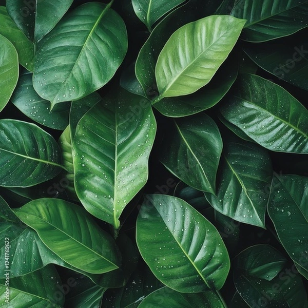 Fototapeta Green leaves background. Green leaf texture. Green leaf background. Green leaf background.