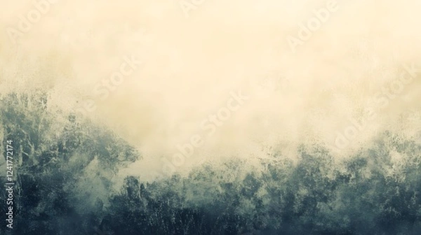 Fototapeta Elegant Creamy Beige and Dark Teal Abstract Background Texture Subtle Grunge Vintage Style Design Element Perfect for Website Banner Social Media Post Digital Print or Presentation Background Image   