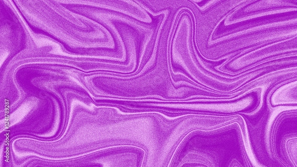 Fototapeta A mesmerizing background featuring a marble texture with fluid, liquid-like animation. This abstract purple design creates a dynamic and elegant visual, 
