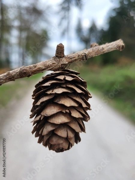 Obraz Tannenzapfen an einem Baum