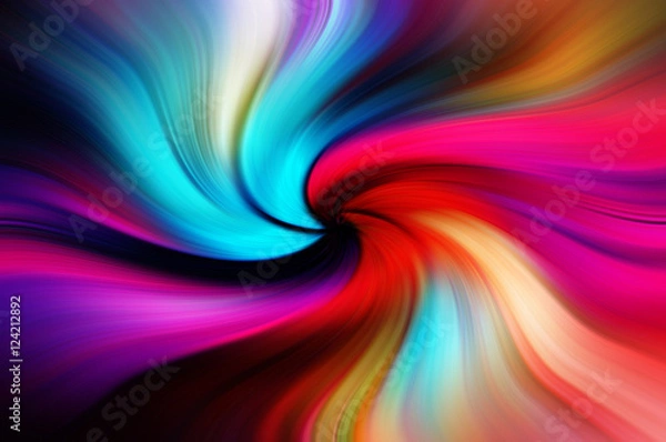 Obraz Abstract twirl stripes pattern background.
