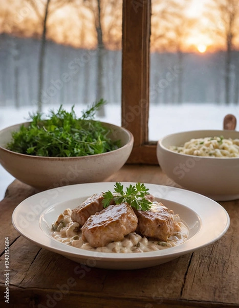 Obraz Creamy Sweetbreads Delight