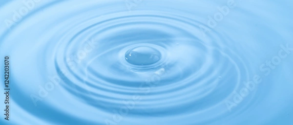 Fototapeta 美しい水面の波紋