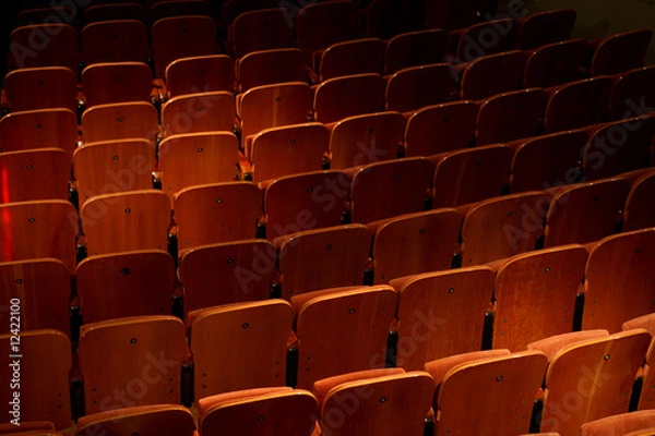Obraz Filas de asientos