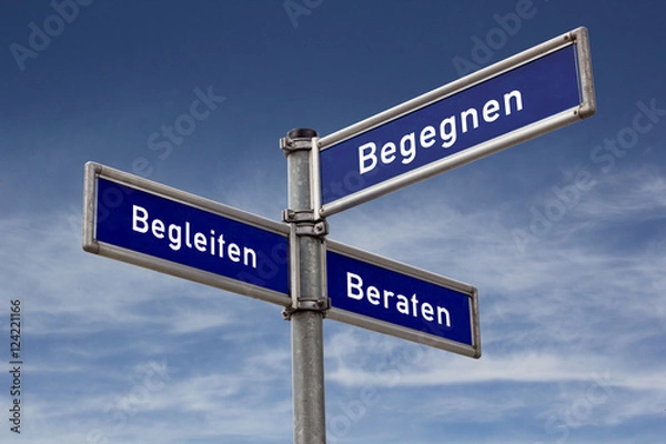 Obraz Wegweiser Beraten Begleiten Begegnen