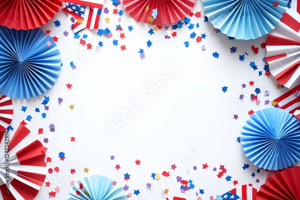 Fototapeta fourth of july background