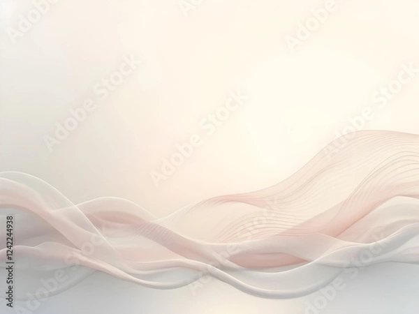 Fototapeta Subtle Lines and Light Tones for a Soft Background: Subtle, thin lines in soft tones create an elegant and peaceful background. 