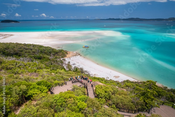 Fototapeta Hill Inlet at Whitsunday Island