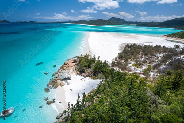 Fototapeta Hill Inlet at Whitsunday Island