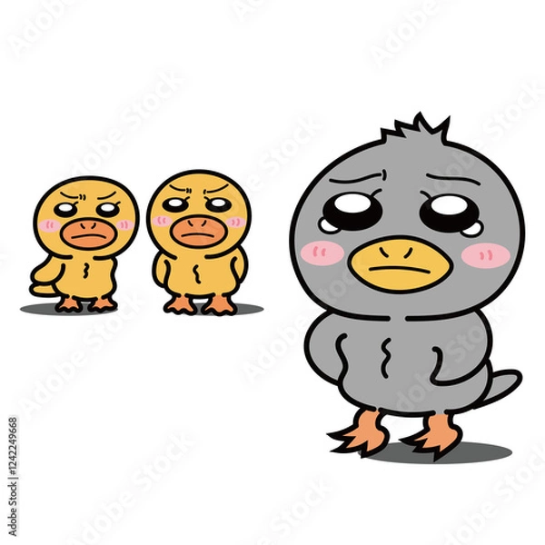 Obraz みにくいアヒルの子