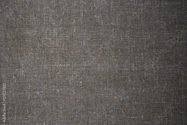 Obraz Грубая льняная не. Натуральная хлопковая ткань текстура. Льняная ткань мешок