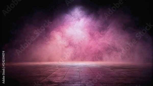 Fototapeta Abstract Foggy Background with Purple and Pink Hues Suitable for Photography and Design