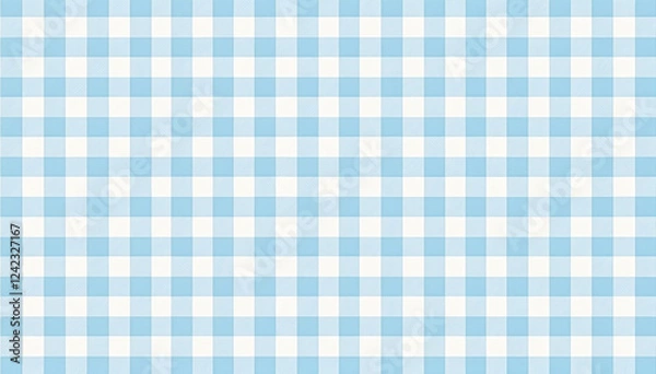 Fototapeta blue gingham fabric texture