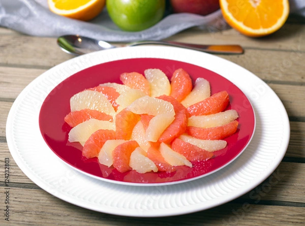 Fototapeta Grapefruit Segments