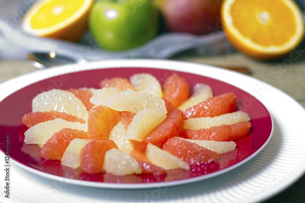 Fototapeta Grapefruit Segments