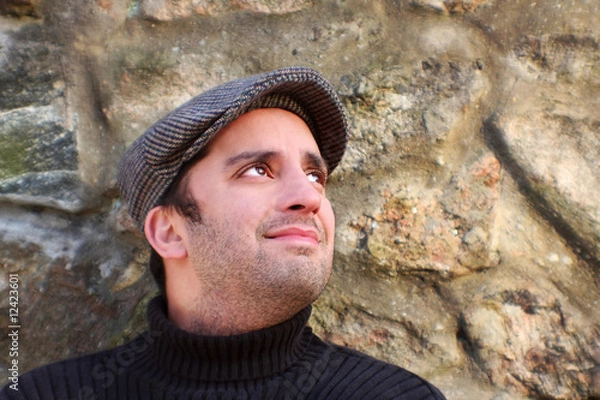 Obraz Man Looking Up