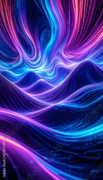 Fototapeta Psychedelic Optical Illusion Abstract Background