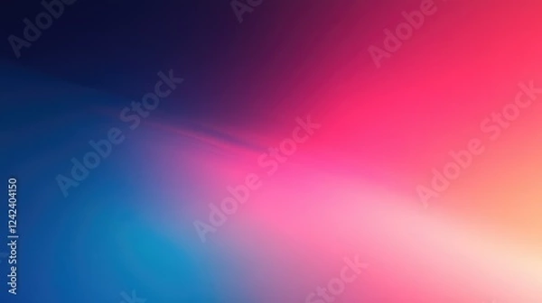Fototapeta Vibrant Abstract Background with Smooth Gradients of Blue, Pink, and Purple Ideal for Digital Designs, Websites, and Backgrounds with a Modern and Contemporary Feel