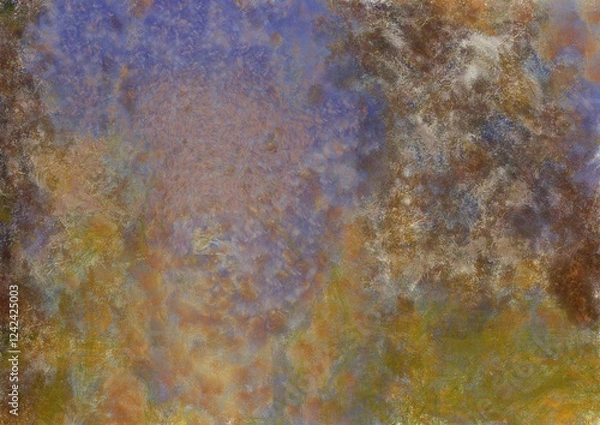 Fototapeta Colorful gradient background with color transitions. Colorful gradient background Chalk illustration gives an impressionist style to the painting.