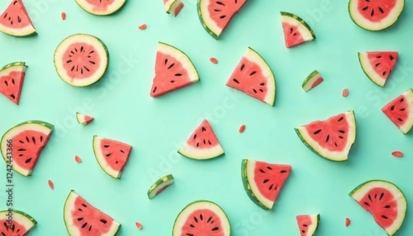 Fototapeta background with strawberries