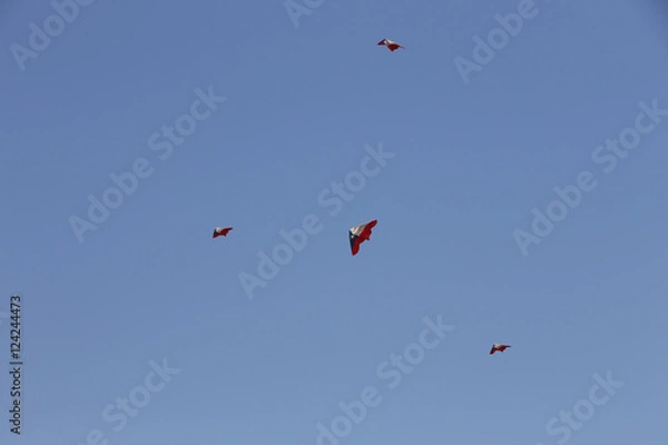 Obraz Cometas Bnadera Chilena