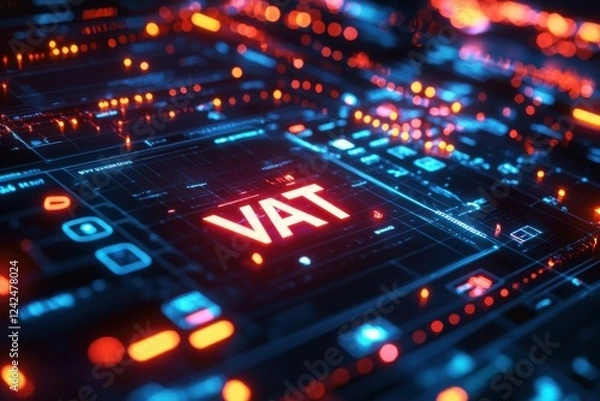 Fototapeta Understanding the vat process a detailed infographic guide