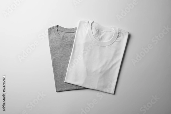 Obraz  Folded T-Shirt Mock-up