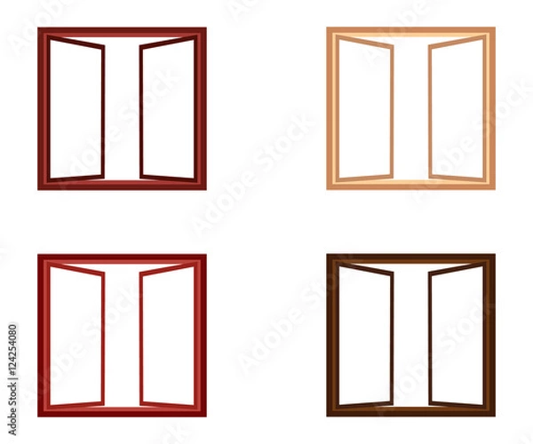 Obraz Opened windows