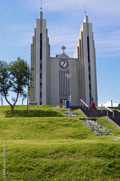 Obraz Kirche in Akureyri, Island