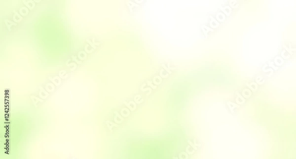 Fototapeta Cool fresh spring mint sage pastel green white abstract background. Soft floral nature gradient. Subtle texture. Clean minimal template