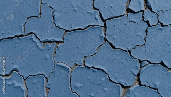 Fototapeta Cracked soil background