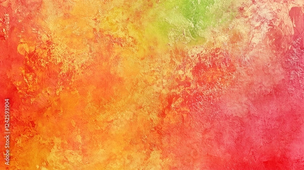 Fototapeta abstract red and yellow patten grainy gradient noise texture background, poster banner backdrop abstract design, power point background