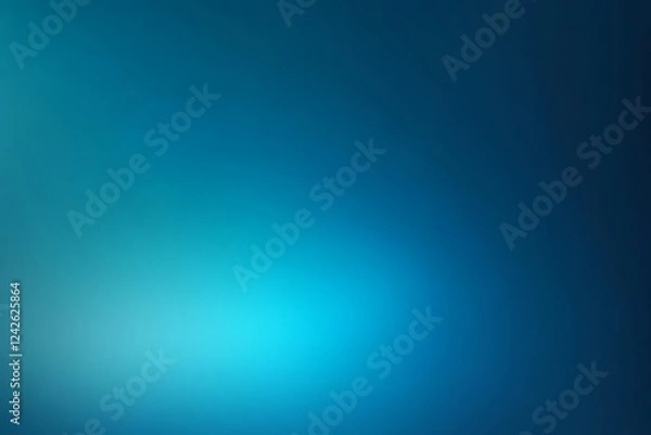 Fototapeta Teal gradient background, smooth transition, blurred, digital, website
